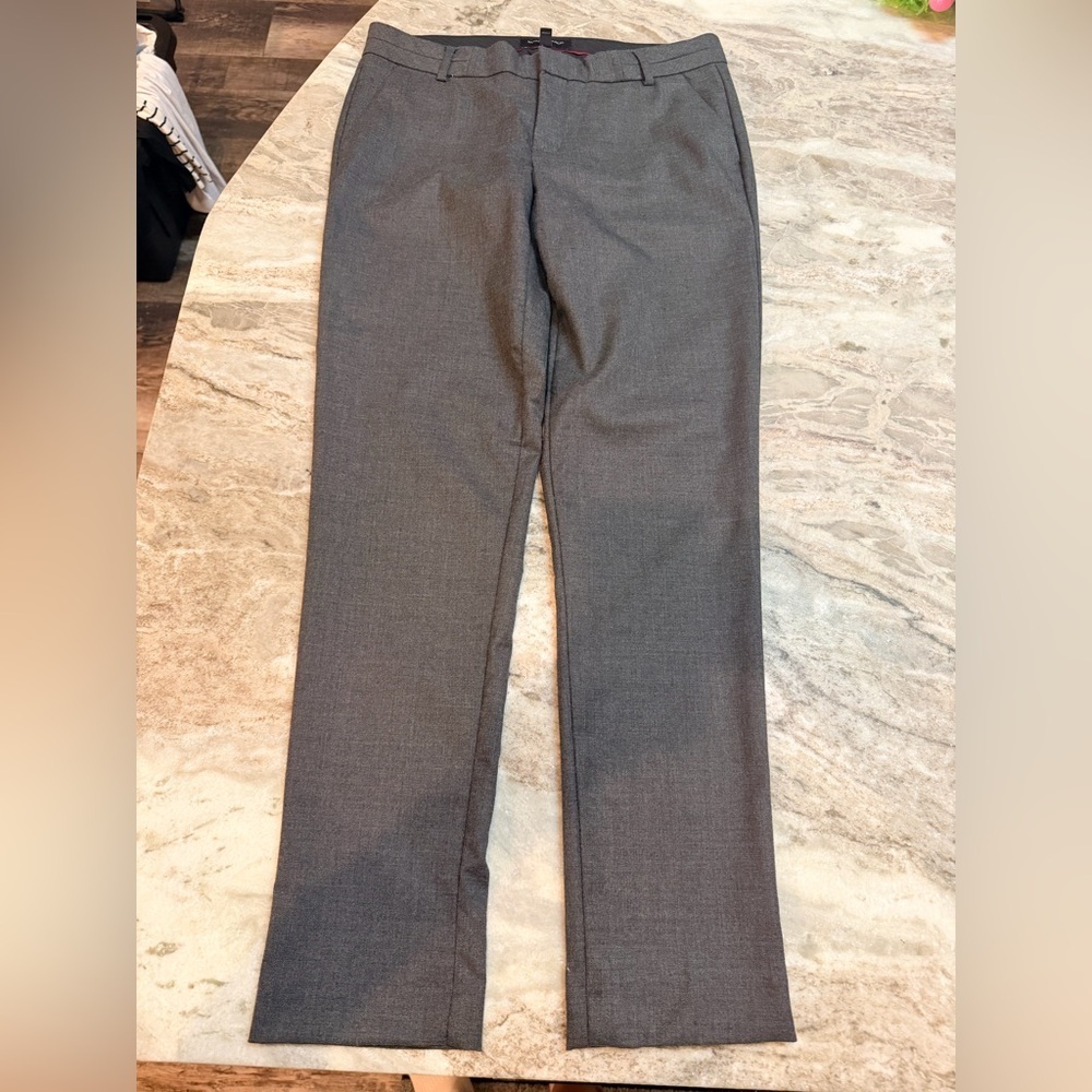 Banana Republic Martin Fit 8R Grey Straight Leg Work Pants
